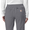 image:imageCarhartt Scrubs for Women Force CrossFlex Cargo Joggers Pants with Drawstring and 8 PocketsPewter
