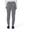 image:imageCarhartt Scrubs for Women Force CrossFlex Cargo Joggers Pants with Drawstring and 8 PocketsPewter