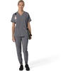 image:imageCarhartt Scrubs for Women Force CrossFlex Cargo Joggers Pants with Drawstring and 8 PocketsPewter
