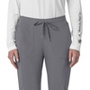 image:imageCarhartt Scrubs for Women Force CrossFlex Cargo Joggers Pants with Drawstring and 8 PocketsPewter