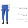 image:imageCarhartt Scrubs for Women Force CrossFlex Cargo Joggers Pants with Drawstring and 8 PocketsRoyal