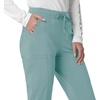 image:imageCarhartt Scrubs for Women Force CrossFlex Cargo Joggers Pants with Drawstring and 8 PocketsSummer Blue