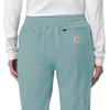 image:imageCarhartt Scrubs for Women Force CrossFlex Cargo Joggers Pants with Drawstring and 8 PocketsSummer Blue