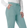 image:imageCarhartt Scrubs for Women Force CrossFlex Cargo Joggers Pants with Drawstring and 8 PocketsSummer Blue