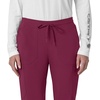 image:imageCarhartt Scrubs for Women Force CrossFlex Cargo Joggers Pants with Drawstring and 8 PocketsWine