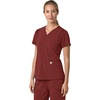 image:imageCarhartt Scrubs for Women Force CrossFlex Panel VNeck Tops with 3 PocketsAmber Terrain
