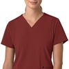image:imageCarhartt Scrubs for Women Force CrossFlex Panel VNeck Tops with 3 PocketsAmber Terrain