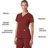 image:imageCarhartt Scrubs for Women Force CrossFlex Panel VNeck Tops with 3 PocketsAmber Terrain