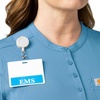 image:imageCarhartt Scrubs for Women Force CrossFlex Panel VNeck Tops with 3 PocketsAzure Blue