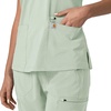 image:imageCarhartt Scrubs for Women Force CrossFlex Panel VNeck Tops with 3 PocketsBig Sky