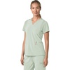 image:imageCarhartt Scrubs for Women Force CrossFlex Panel VNeck Tops with 3 PocketsBig Sky