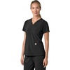 image:imageCarhartt Scrubs for Women Force CrossFlex Panel VNeck Tops with 3 PocketsBlack