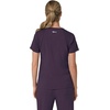 image:imageCarhartt Scrubs for Women Force CrossFlex Panel VNeck Tops with 3 PocketsBlack Plum