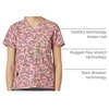 image:imageCarhartt Scrubs for Women Force CrossFlex Panel VNeck Tops with 3 PocketsBrush Camo