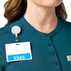 image:imageCarhartt Scrubs for Women Force CrossFlex Panel VNeck Tops with 3 PocketsCaribbean Blue