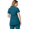 image:imageCarhartt Scrubs for Women Force CrossFlex Panel VNeck Tops with 3 PocketsCaribbean Blue
