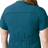 image:imageCarhartt Scrubs for Women Force CrossFlex Panel VNeck Tops with 3 PocketsCaribbean Blue