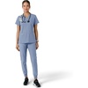 image:imageCarhartt Scrubs for Women Force CrossFlex Panel VNeck Tops with 3 PocketsCeil Blue