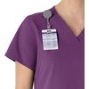 image:imageCarhartt Scrubs for Women Force CrossFlex Panel VNeck Tops with 3 PocketsEggplant