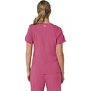 image:imageCarhartt Scrubs for Women Force CrossFlex Panel VNeck Tops with 3 PocketsElectric Fuschia