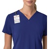 image:imageCarhartt Scrubs for Women Force CrossFlex Panel VNeck Tops with 3 PocketsGalaxy Blue