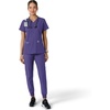 image:imageCarhartt Scrubs for Women Force CrossFlex Panel VNeck Tops with 3 PocketsGrape