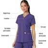 image:imageCarhartt Scrubs for Women Force CrossFlex Panel VNeck Tops with 3 PocketsGrape