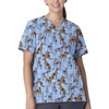 image:imageCarhartt Scrubs for Women Force CrossFlex Panel VNeck Tops with 3 PocketsGreat Gathering
