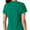 image:imageCarhartt Scrubs for Women Force CrossFlex Panel VNeck Tops with 3 PocketsHunter