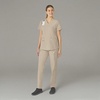 image:imageCarhartt Scrubs for Women Force CrossFlex Panel VNeck Tops with 3 PocketsKhaki
