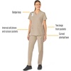 image:imageCarhartt Scrubs for Women Force CrossFlex Panel VNeck Tops with 3 PocketsKhaki