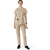 image:imageCarhartt Scrubs for Women Force CrossFlex Panel VNeck Tops with 3 PocketsKhaki