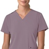 image:imageCarhartt Scrubs for Women Force CrossFlex Panel VNeck Tops with 3 PocketsLavender Mist