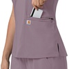 image:imageCarhartt Scrubs for Women Force CrossFlex Panel VNeck Tops with 3 PocketsLavender Mist