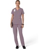 image:imageCarhartt Scrubs for Women Force CrossFlex Panel VNeck Tops with 3 PocketsLavender Mist