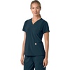 image:imageCarhartt Scrubs for Women Force CrossFlex Panel VNeck Tops with 3 PocketsNavy