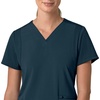 image:imageCarhartt Scrubs for Women Force CrossFlex Panel VNeck Tops with 3 PocketsNavy