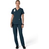 image:imageCarhartt Scrubs for Women Force CrossFlex Panel VNeck Tops with 3 PocketsNavy