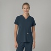 image:imageCarhartt Scrubs for Women Force CrossFlex Panel VNeck Tops with 3 PocketsNavy