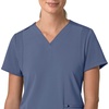 image:imageCarhartt Scrubs for Women Force CrossFlex Panel VNeck Tops with 3 PocketsRiverside