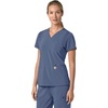 image:imageCarhartt Scrubs for Women Force CrossFlex Panel VNeck Tops with 3 PocketsRiverside