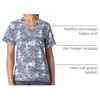 image:imageCarhartt Scrubs for Women Force CrossFlex Panel VNeck Tops with 3 PocketsSnowy Pines