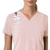 image:imageCarhartt Scrubs for Women Force CrossFlex Panel VNeck Tops with 3 PocketsSoft Rose
