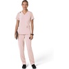 image:imageCarhartt Scrubs for Women Force CrossFlex Panel VNeck Tops with 3 PocketsSoft Rose