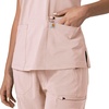 image:imageCarhartt Scrubs for Women Force CrossFlex Panel VNeck Tops with 3 PocketsSoft Rose
