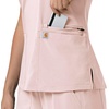 image:imageCarhartt Scrubs for Women Force CrossFlex Panel VNeck Tops with 3 PocketsSoft Rose