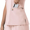 image:imageCarhartt Scrubs for Women Force CrossFlex Panel VNeck Tops with 3 PocketsSoft Rose