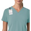 image:imageCarhartt Scrubs for Women Force CrossFlex Panel VNeck Tops with 3 PocketsSummer Blue