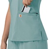 image:imageCarhartt Scrubs for Women Force CrossFlex Panel VNeck Tops with 3 PocketsSummer Blue