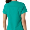 image:imageCarhartt Scrubs for Women Force CrossFlex Panel VNeck Tops with 3 PocketsTeal
